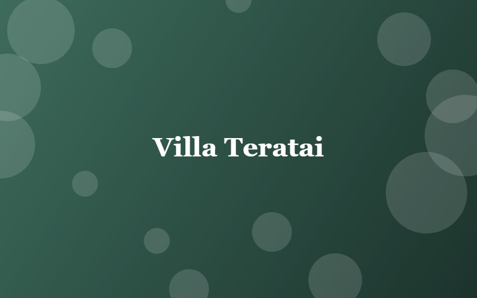 Villa Teratai Riverside